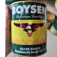 Boysen Silver Finish Aluminum / Aluminium  Paint 1 Liter BS75