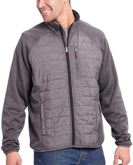 Orvis Men's Mixed Media Full Zipper Quilted Jacket