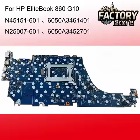 N45151-601 Laptop motherboard For HP EliteBook 860 G10 with CPU i5/i7 13th ,FRU:N25007-601, 6050A346