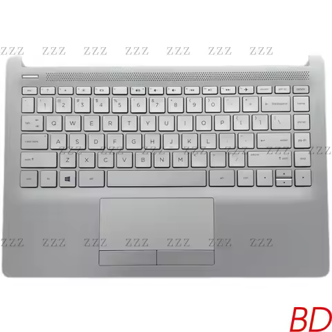 ZZ For HP 14-CF 14S-CF 14S-CR Laptop Palmrest With Backlight Keyboard L48648-001