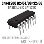 74LS00 74LS02 74LS04 74LS08 74LS32 74LS86 Logic Gates 7400 7402 7404 7408 7432 7486 SN74LS00N