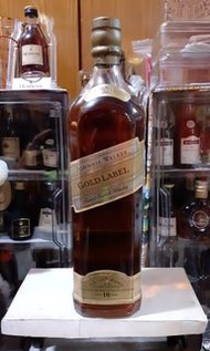 80-90年代JOHNNIE WALKER GOLD LABEL 18年WHISKY 1L 無盒（不議價）