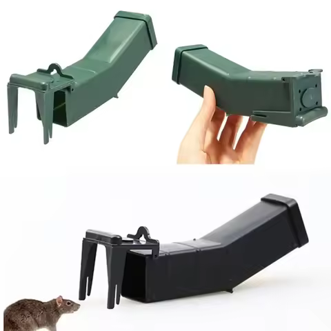 Mousetrap Bait Box Animal Control Tool Home Garden Mouse Trap Cage Home Garden Mousetrap Tool