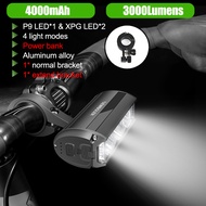 NEWBOLER Bike Light 6000 Lumens Rechargeable 8000mAh Bicycle Light IPX6 Waterproof Front Flash Light