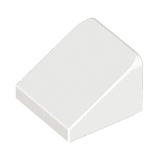 Lego 54200 Slope 30 1 x 1 x 2/3 white