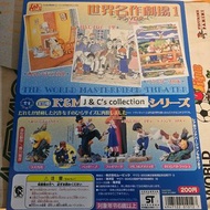 日本k&M海洋堂世界名作劇場1扭蛋全10種