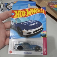 Hot wheels 95 mazda rx 7 falken silver