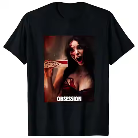 Obsession 2026 Movies T Shirt Harajuku T Shirts Short Sleeve Y2K Funny Tops Summer Cotton O Neck 4XL