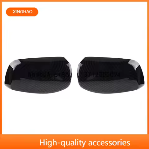 1 Pair 51167078359 51167078360 Side Mirror Cover Cap For 2004-2010 BMW 525i 528i 530i 535i 545i 550i