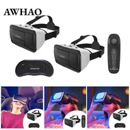 [AWHAO] 3D VR Headset Comfortable Lightweight Compatible for 4.7-6" Phone for Games