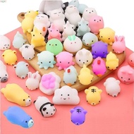 40styles Mini Animal Squishy Toy Random 1pcs Squeeze Ball Pinch Kneading Stress Reliever Toy Kawaii Squishies Mochi Party Favors waitime
