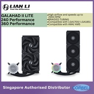 LIAN LI GALAHAD II LITE AIO 240 360 PERFORMANCE RADIATOR ALL-IN-ONE CPU COOLER [GA2L36PB | GA2L24PB]
