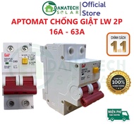 Aptomat chống giật chống rò 1P+N 16A - 63A CB RCBO Chint NXBLE Chính Hãng