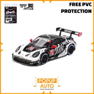 Mini GT 1/64 Porsche 911 GT3 R 77 AO Racing 2025 IMSa Petit LE Mans MGT01143-L / MGT01143-BL