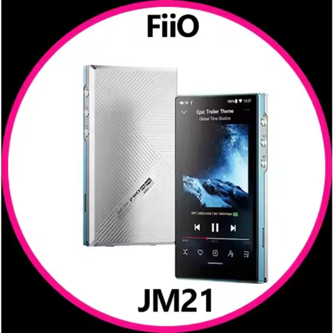 FiiO JM21 Hi-Res Audio HiFi Android 13 Music Player MP3 with Snapdragon 680, Bluetooth WiFi USB DAC 