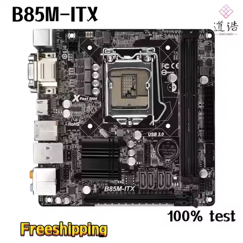 Used for ASROCK B85M-ITX Motherboard B85 LGA1150 Mini ITX DDR3 Max 16GB PCI-E3.0 M.2 HDMI For Intel 