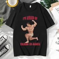 Funny T-Shirt for Men: Afraid of Talking to Women - 100% Cotton