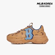 [GENUINE]MLB SAFFIANO DIAMOND SNEAKER - DARK BROWN - * BROWN * Code: 3ASHMNP3N 43BRN