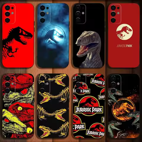 J-JurassicS P-Park Dinosaur Phone Case For Samsung S24,S21,S22,S23,S30,Ultra,S20,Plus,Fe,Lite,Note,1