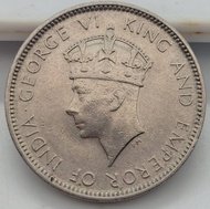 (1937)Hong Kong silver colour Ten Cents/Circulation coins /(1937)香港銀色一毫硬幣/喬治六世/首年發行Ref1937h