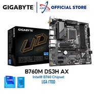 GIGABYTE B760M DS3H AX D5 / DDR5 LGA1700 Motherboard Combo INTEL I5-12400 / 14400 / 12700