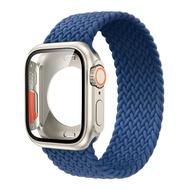 สายเดี่ยวอัปเกรดนาฬิกาข้อมืออัลตร้า49มม. สำหรับนาฬิกา Apple 45มม. 44มม. สร้อยข้อมือสายยืดหยุ่นถักสำหรับ I Watch Series 8 Se 7 6 5 4