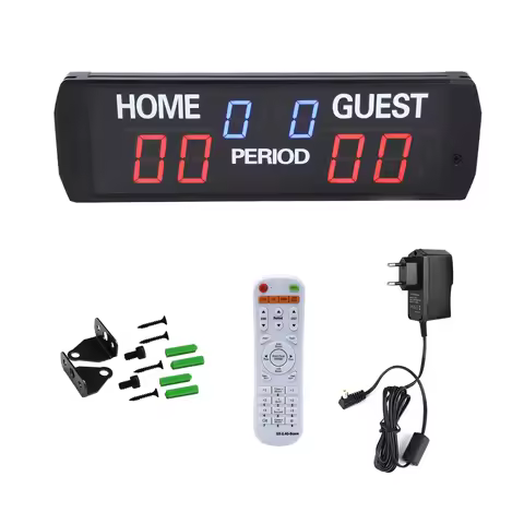 Portable LED Electronic Score Board Basketball Digital Scoreboard For Tennis Padel Volleyball Team S