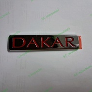 Product Emblem Trunk Writing Dakar Dakar Pajero Sport Code Kj90