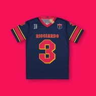 Daniel Ricciardo Redbull F1 Football Jersey, F1 Clothing, Redbull F1 TShirt, F1 Merch, F1 Formula 1 