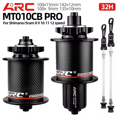 ARC MT010 Pro 4 in 1 MTB Bike Hub Carbon Fiber Mountain Bicycle Hubs 4 Sealed Bearing 6 Pawls 114 Cl