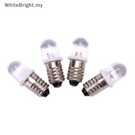# WBMY #  5pcs E10 Led Bulb DC 3V 4.5V Instrument Bulb Indicator Bulb Flashlight Bulb  .