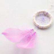 捕夢網材料包 迷你版 - 淺紫色(馬卡龍色系)