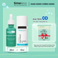Combo Serum Timeless B5 30ml Làm Dịu Cấp Ẩm & Kem Dưỡng Da Mắt Timeless Hydrating Eye Cream 15ml