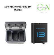 Battery for GoPro Hero 13 & LED Screen Triple Charging Box Hero 13