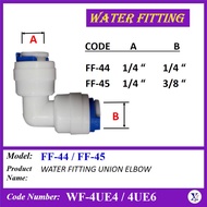 (2pcs, 10pcs) WF-4UE4 (1/4"X1/4"), WF-4UE6(1/4"X3/8"), WF-6UE6(3/8"X3/8") EZ WATER FITTING MALE UNIO