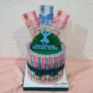 hadiah aniversary kado ultah birthday gift murah | money cake kue uang