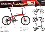 Crossmac Haagen 901 Folding Bike 20"(451)Alloy Frame Shimano Altus 1x9speed