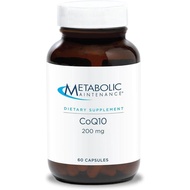 Metabolic Maintenance CoQ10 200mg - Co Q 10 Supplement, Coenzyme Q10 for Brain and Heart Health, Ant