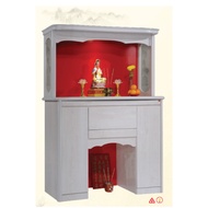 Altar Table 3.5Ft Prayer Cabinet With Top
