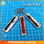 Gantungan kunci Lokomotif [dapat 3 pcs] CC206 CC204 CC300 Kereta Api Indonesia KAI