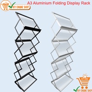 Aluminium Folding Display Rack - A3