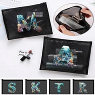 Safe Zipper Zip Mesh Cosmetic Pouch