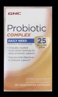 GNC健安喜超級益生菌復合膠囊助力舒緩消化