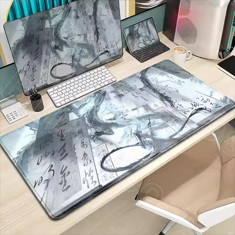 New Arknights Kawaii Girl Mouse Pad Cute Anime Gamer Mousepad XXL Large Desk Mat Natural Rubber Non-