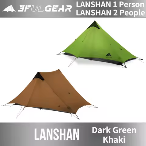 3F UL GEAR 2021 Newest Lanshan1 neue Version 230cm Lanshan 2 Ultraleicht Camping 3/4 Saison 15D Siln