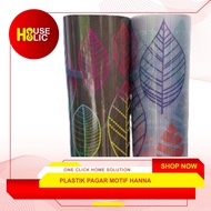 Hanna Pattern Plastic Fiber Plate for Fence Cover Plastic Fence Cover/