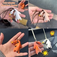 Beijing roast duck keychain changes color according to sunlight and UV rays