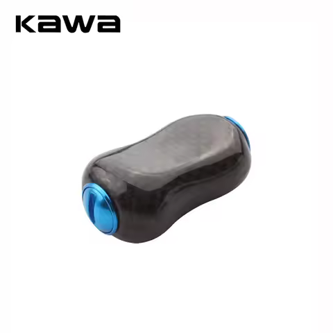kawa 1pc Fishing Reel Carbon Fiber Knob For S / D Reel Handle Knob Include 2pc Bearings Fishing DIY