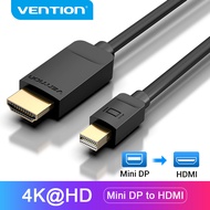 Vention Cáp Thunderbolt Mini DP to HDMI đầu chuyển display port sang hdmi 1080p 60Hz Cáp chuyển đổi
