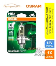 BOHLAM LAMPU DEPAN HS1 H4 ALL SEASON SUPER 12V 35/35 W VIXION SCOOPY FI CB150R PCX 150 ORIGINAL OSRA
